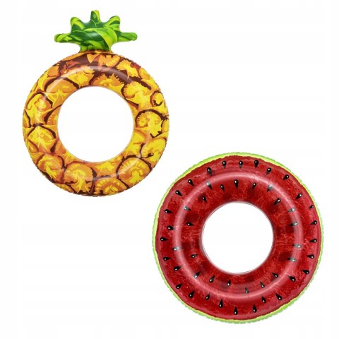 Bestway 36121 Koło Do Pływania Na Basen Plażę Wakacje Ananas Dla Dzieci