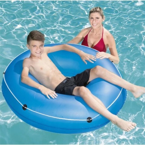 Bestway Kółko Koło Dmuchane Z Liną Do Basenu 119 Cm Niebieskie 36120 N