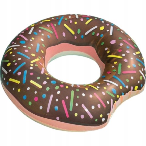 Dmuchane Koło Do Pływania Pączek Donut Kolorowy Materac Dla Dzieci 60 Cm