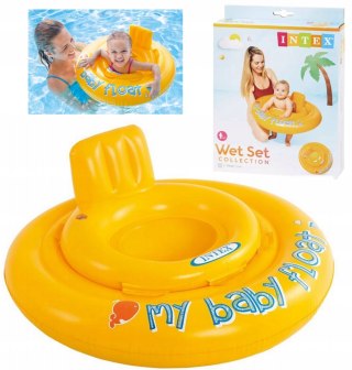 Fotelik Koło Do Nauki Pływania Z Siedzieskiem Ponton 70Cm Intex 56585