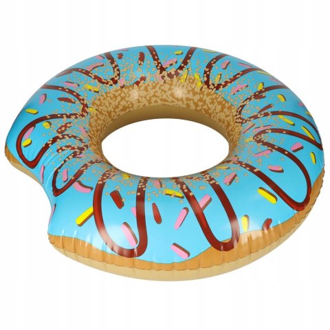 Kółko Koło Do Pływania Do Basenu Dmuchane Donut Niebieskie 107Cm 100Kg