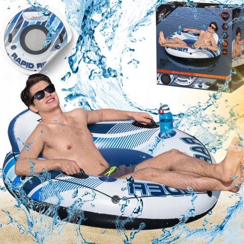Koło Do Pływania Bestway Dmuchane Z Uchwytami Do Wody 135Cm Mega Duże Xxxl