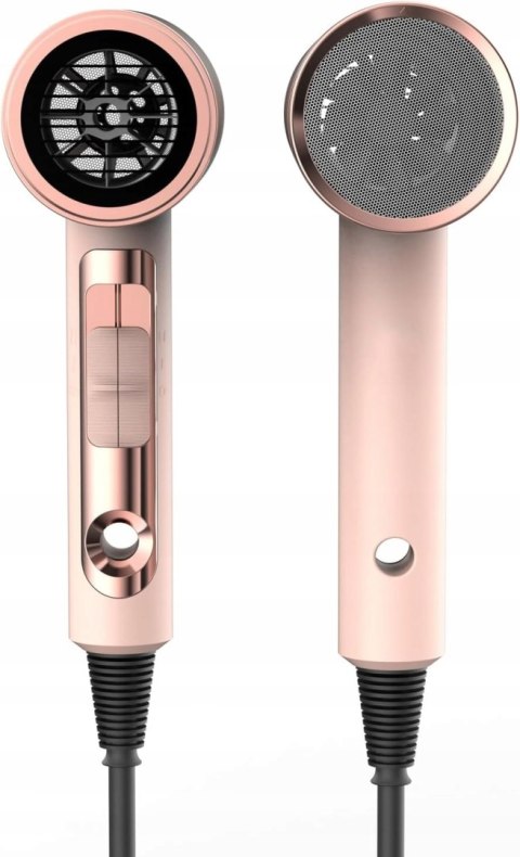 Mocna Suszarka Jonizująca Do Włosów 2200W +Trzy Końcówki Funtin Różowa