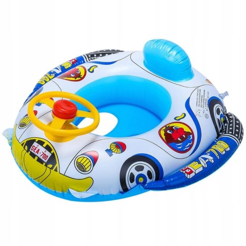 Ponton Z Kierownicą Kółko Do Pływania Na Basen Plażę Dla Dzieci 66Cm