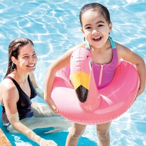 Radosne Dmuchane Koło Plażowe Dla Dzieci - Zwierzątka Intex 59220