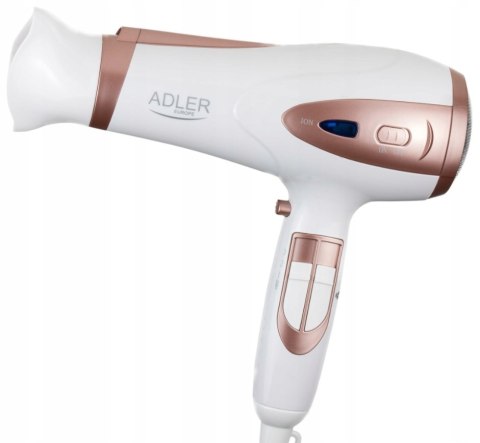 Suszarka Do Włosów Adler Ad 2248 Funkcja Jonizacji Z Dyfuzorem 2400 W Biała