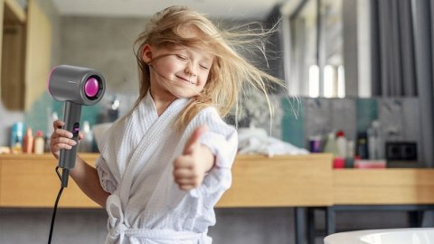 Suszarka Do Włosów Msw-20 Mała Poręczna Turystyczna Szara Mocna