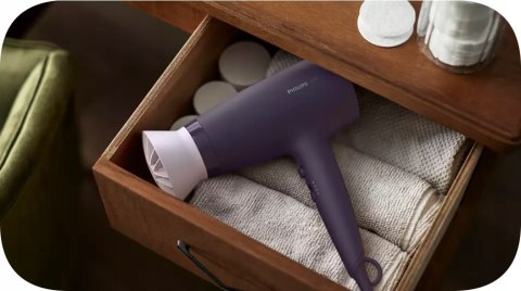 Suszarka Do Włosów Philips Thermoprotect Koncentrator Duża Moc 2100W Czarna