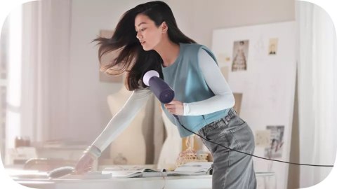 Suszarka Do Włosów Philips Thermoprotect Koncentrator Duża Moc 2100W Czarna