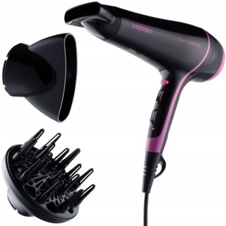 Suszarka Do Włosów Zelmer Zhd8360 2400W Jonizacja Z Dyfuzorem Czarna