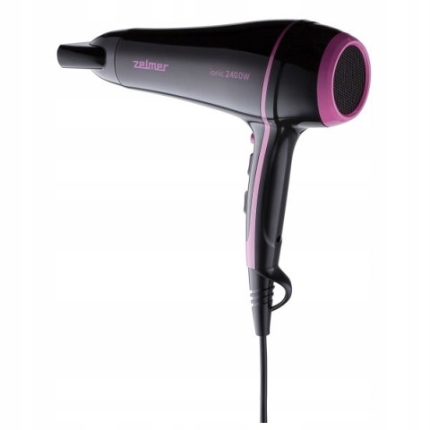 Suszarka Do Włosów Zelmer Zhd8360 2400W Jonizacja Z Dyfuzorem Czarna