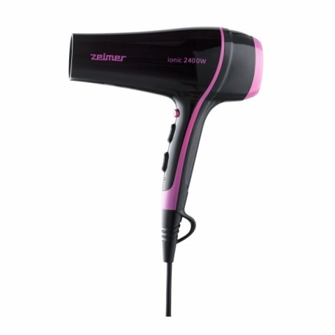Suszarka Do Włosów Zelmer Zhd8360 2400W Jonizacja Z Dyfuzorem Czarna