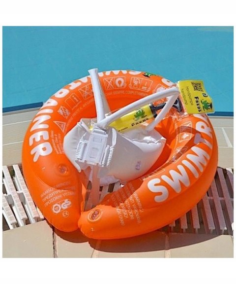 Swimtrainer Koło Do Nauki Pływania Dla Dzieci Pomarańczowe 15-30Kg 2-6 Lat