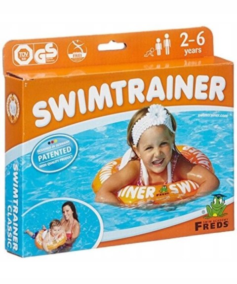 Swimtrainer Koło Do Nauki Pływania Dla Dzieci Pomarańczowe 15-30Kg 2-6 Lat