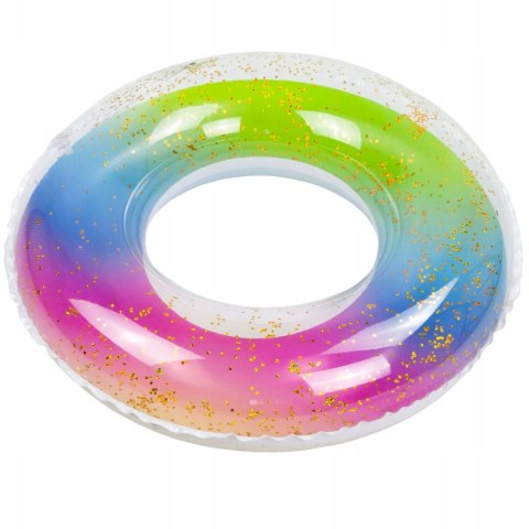 Tęczowe Brokatowe Koło Do Pływania Dla Dzieci - 50 Cm, Martom
