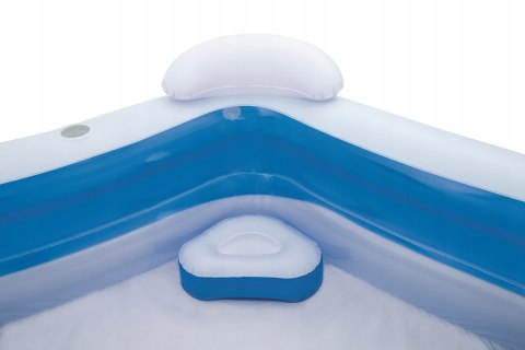 Bestway Basen Dmuchany Ogrodowy Dla Par 213X206cm Cm 2 Siedzenia 2 Poduszki