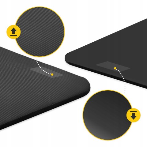 Gruba Mata Gimnastyczna Do Ćwiczeń Jogi Fitness 1Cm Nbr Z Uchwytem Wygodna