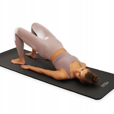 Gruba Mata Gimnastyczna Do Ćwiczeń Jogi Fitness 1Cm Nbr Z Uchwytem Wygodna