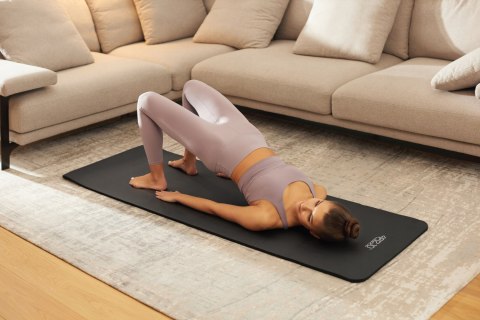 Gruba Mata Gimnastyczna Do Ćwiczeń Jogi Fitness 1Cm Nbr Z Uchwytem Wygodna