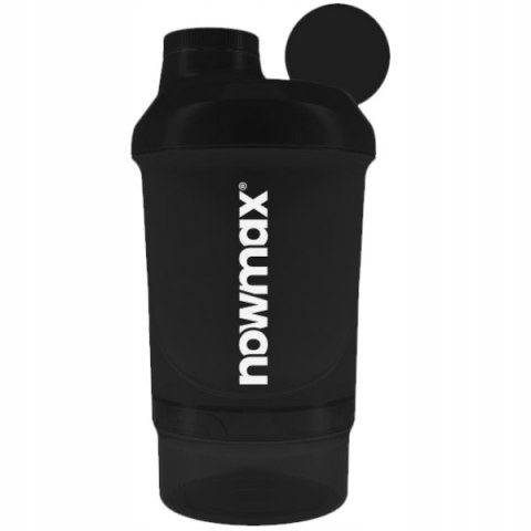 Zestaw nowmax Wave+ Nano: shaker 300 ml, pojemnik 150 ml i izotonik 25 g
