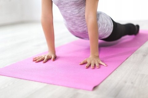 Antypoślizgowa Mata Do Ćwiczeń Fitness Joga Karimata Na Siłownię Treningowa