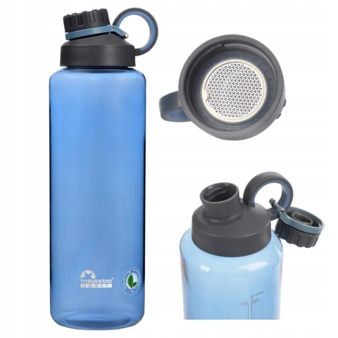 Butelka Na Wodę Bidon Tritan Bpa Free Majestic Sport 1,5L Z Ustnikiem