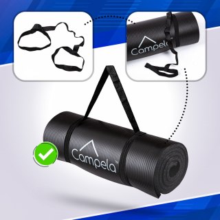 Duża Mata Do Ćwiczeń Joga Fitness Gimnastyczna Miękka Gruba 1,5 Cm Karimata