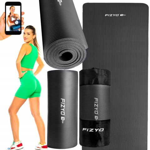 Gruba Mata Do Ćwiczeń Gimnastyczna Joga Fitness Karimata Nbr 1Cm Xxl