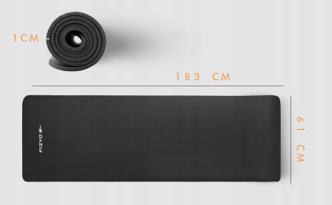 Gruba Mata Do Ćwiczeń Gimnastyczna Joga Fitness Karimata Nbr 1Cm Xxl