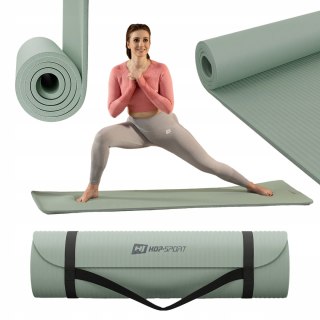 Gruba Mata Fitness Antypoślizgowa Nbr 1,5Cm 190X60cm Do Ćwiczeń Karimata