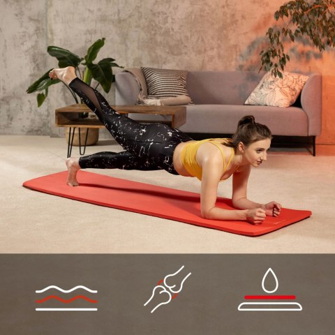 Gruba Mata Fitness Antypoślizgowa Nbr 1,5Cm 190X80cm Karimata Do Ćwiczeń