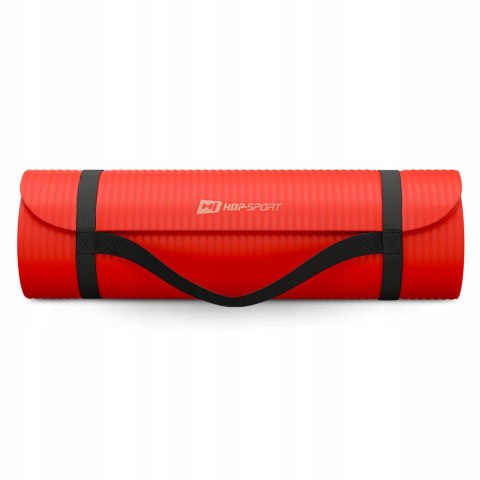 Gruba Mata Fitness Joga Pilates 190X60cm Nbr Antypoślizgowa Z Paskiem