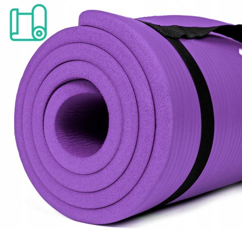 Gruba Mocna Mata Fitness Gimnastyczna 173X61cm Do Ćwiczeń Joga 1,5Cm