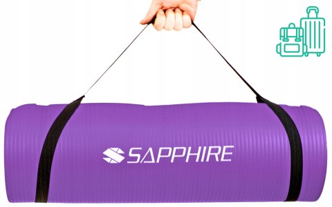 Gruba Mocna Mata Fitness Gimnastyczna 173X61cm Do Ćwiczeń Joga 1,5Cm