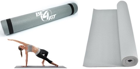 Mata Do Ćwiczeń Fitness Joga Antypoślizgowa Karimata Na Siłownię Treningowa