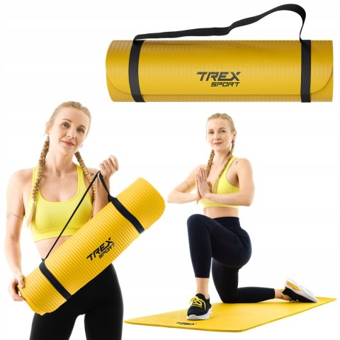 Mata Do Ćwiczeń Jogi Pilates Fitness Antypoślizgowa Karimata Trex Sport