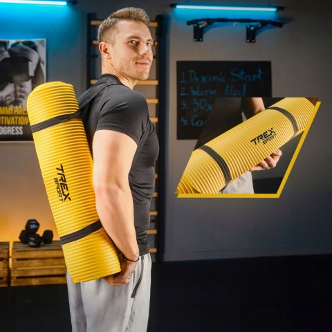 Mata Do Ćwiczeń Jogi Pilates Fitness Antypoślizgowa Karimata Trex Sport