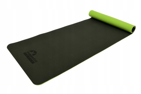 Mata Do Ćwiczeń Majestic Yoga 183X61x0,6Cm Zielona Tpe Antypoślizgowa Torba