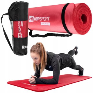 Mata Fitness Nbr 1Cm Z Pokrowcem Do Jogi I Pilatesu 183X61cm Pomarańczowa