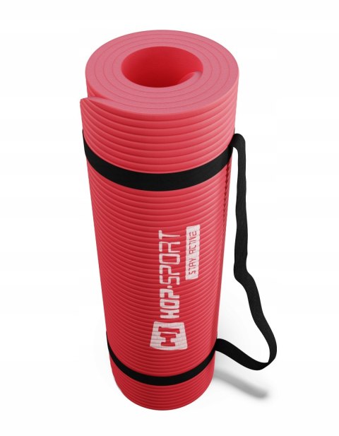 Mata Fitness Nbr 1Cm Z Pokrowcem Do Jogi I Pilatesu 183X61cm Pomarańczowa