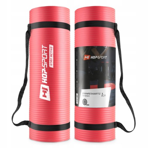 Mata Fitness Nbr 1Cm Z Pokrowcem Do Jogi I Pilatesu 183X61cm Pomarańczowa