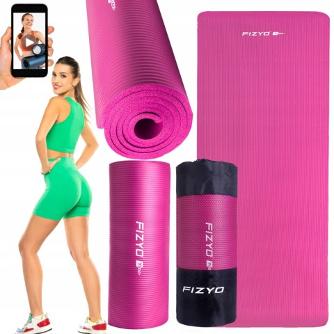Mata Gimnastyczna Ćwiczenia Fizyo Joga Fitness Karimata Gruba Nbr 10 Mm Xl