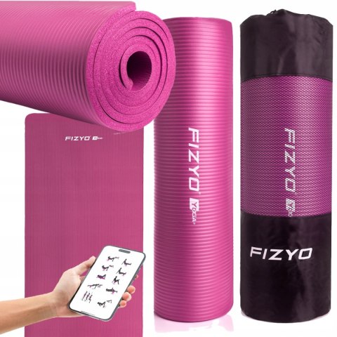 Mata Gimnastyczna Ćwiczenia Fizyo Joga Fitness Karimata Gruba Nbr 10 Mm Xl