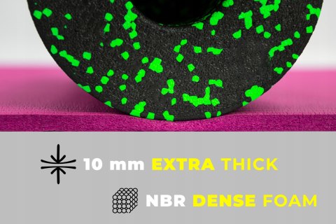 Mata Gimnastyczna Ćwiczenia Fizyo Joga Fitness Karimata Gruba Nbr 10 Mm Xl