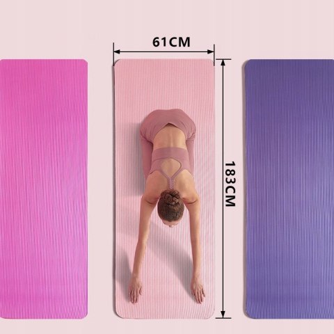 Mata Karimata Gimnastyczna Do Ćwiczeń Spania Joga Pilates Fitness + Etui