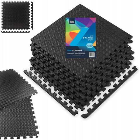 Mata Piankowa Fitness Puzzle 6Szt 1Cm Antypoślizgowa Eva Do Ćwiczeń