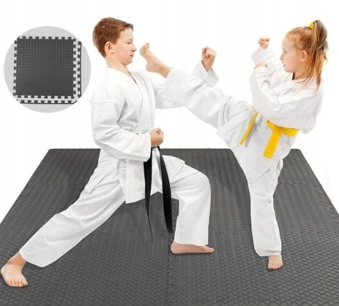 Mata Piankowa Fitness Puzzle 6Szt 1Cm Antypoślizgowa Eva Do Ćwiczeń