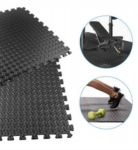 Mata Piankowa Puzzle 4Szt Antypoślizgowa Do Ćwiczeń Siłownia 1Cm
