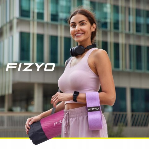 Różowa Mata Do Ćwiczeń Joga Fitness Pilates Antypoślizgowa Gruba Nbr Fizyo