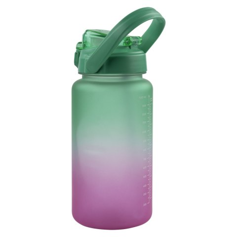 Wielokolorowa Butelka Na Wodę Z Słomką I Uchwytem 1500Ml Soxo